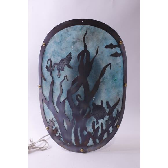 Nautical, Ocean, Wall, Sconces, Turtles, Large Lamp, Decor, Lighting,, 250625-WH - Picture 2 of 5